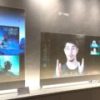 Les écrans transparents de LG Display sont déclinés en trois tailles. // Source : Numerama