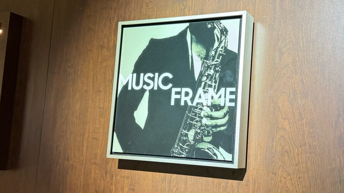 The Music Frame, Samsung // Source : Numerama The Music Frame, Samsung // Source : Numerama