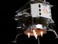 Représentation de Peregrine. // Source : Capture d'écran YouTube Spaceflight Now Représentation de Peregrine. // Source : Capture d'écran YouTube Spaceflight Now