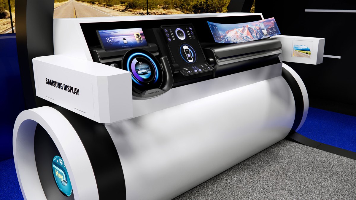 Des écrans Oled révolutionnaire pour l'automobile // Source : Samsung Des écrans Oled révolutionnaire pour l'automobile // Source : Samsung