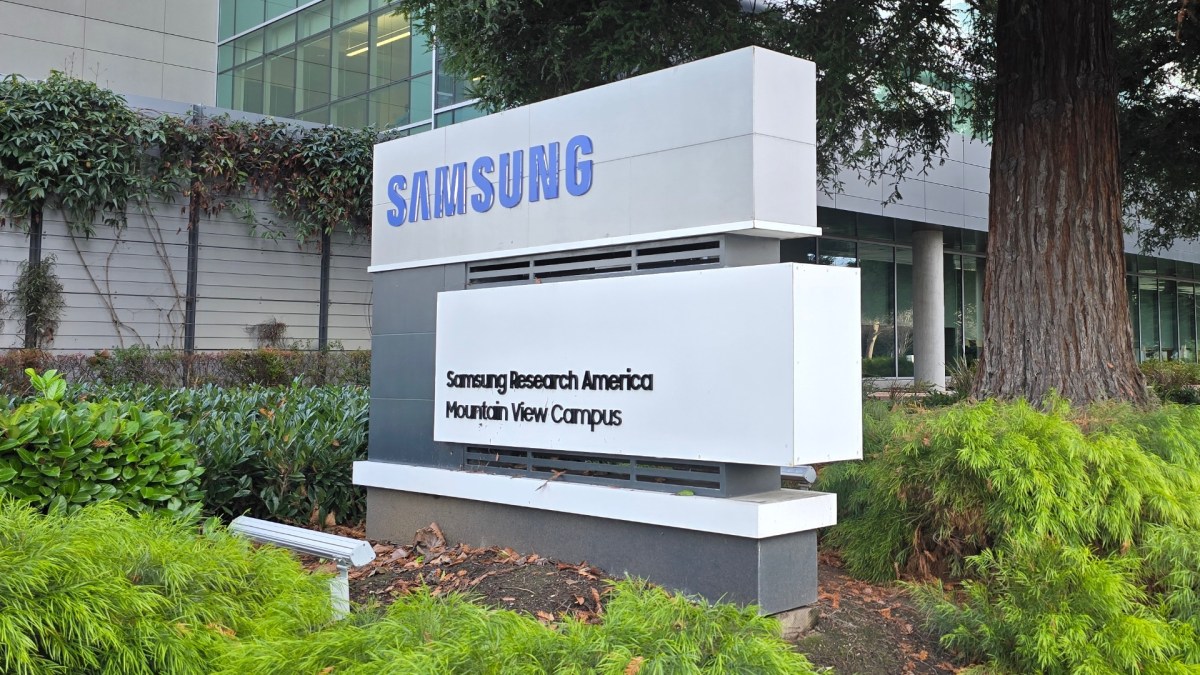 L'entrée du Samsung Research America. // Source : Numerama L'entrée du Samsung Research America. // Source : Numerama