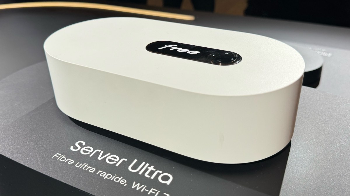 La Freebox Ultra. // Source : Numerama La Freebox Ultra. // Source : Numerama