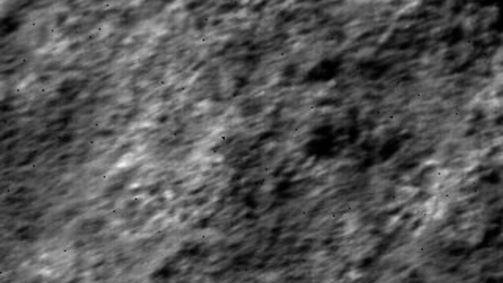 Image capturée par SLIM sur la Lune. // Source : Via X @SLIM_JAXA (image recadrée) Image capturée par SLIM sur la Lune. // Source : Via X @SLIM_JAXA (image recadrée)