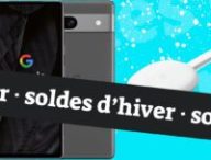 Pixel7a Chromecast 4k Soldes // Source : Montage Numerama