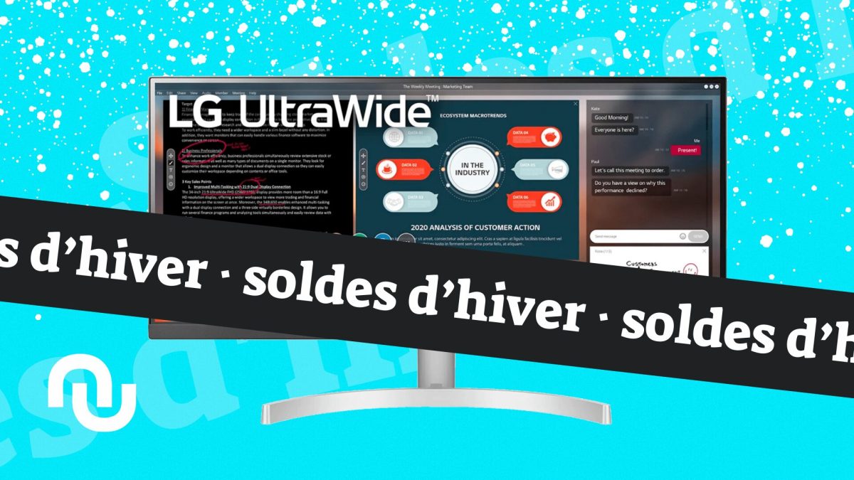 LG UltraWide soldes // Source : Montage Numerama LG UltraWide soldes // Source : Montage Numerama