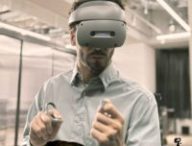 Le casque Spatial Content Creation System de Sony. // Source : Numerama Le casque Spatial Content Creation System de Sony. // Source : Numerama
