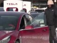 Tesla qui ne chargent pas à Chicago // Source : Extrait reportage Fox News Tesla qui ne chargent pas à Chicago // Source : Extrait reportage Fox News