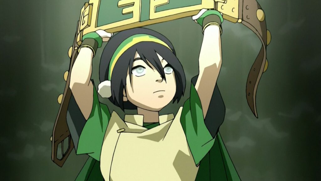 Toph dans Avatar : Le dernier maître de l'air. // Source : Nickelodeon Toph dans Avatar : Le dernier maître de l'air. // Source : Nickelodeon