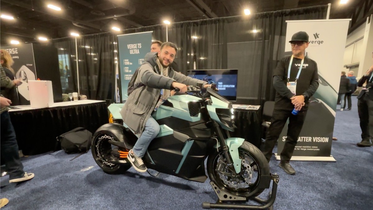 La Verge TS Ultra de Verge Motorcycles. // Source : Numerama La Verge TS Ultra de Verge Motorcycles. // Source : Numerama