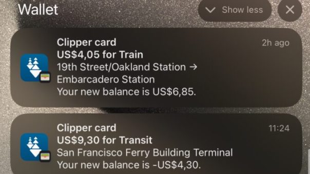 À chaque passage de l'iPhone, on reçoit une notification. À chaque passage de l'iPhone, on reçoit une notification.