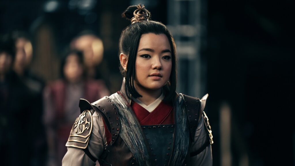 Azula dans Avatar, le dernier maître de l'air // Source : Robert Falconer/Netflix Azula dans Avatar, le dernier maître de l'air // Source : Robert Falconer/Netflix