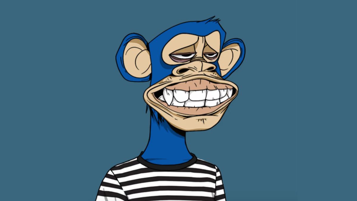 Un NFT Bored Ape Yacht Club // Source : Open Sea Un NFT Bored Ape Yacht Club // Source : Open Sea