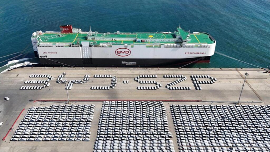 BYD cargo Explorer 1 pour conquérir l'Europe // Source : BYD