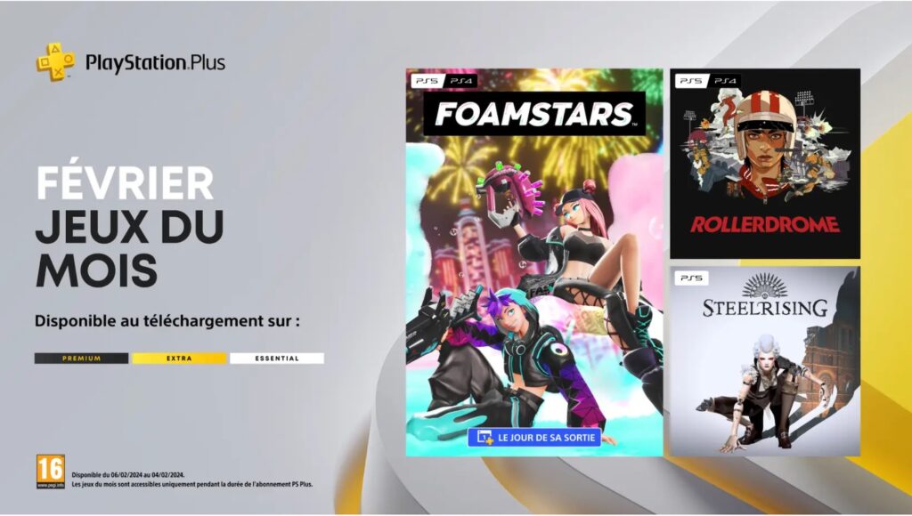 PlayStation Plus en février // Source : Sony PlayStation Plus en février // Source : Sony