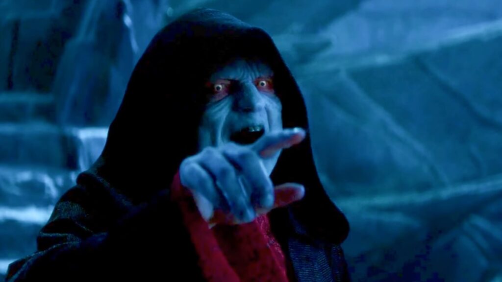 Palpatine dans Star Wars 9 // Source : Capture YouTube Palpatine dans Star Wars 9 // Source : Capture YouTube