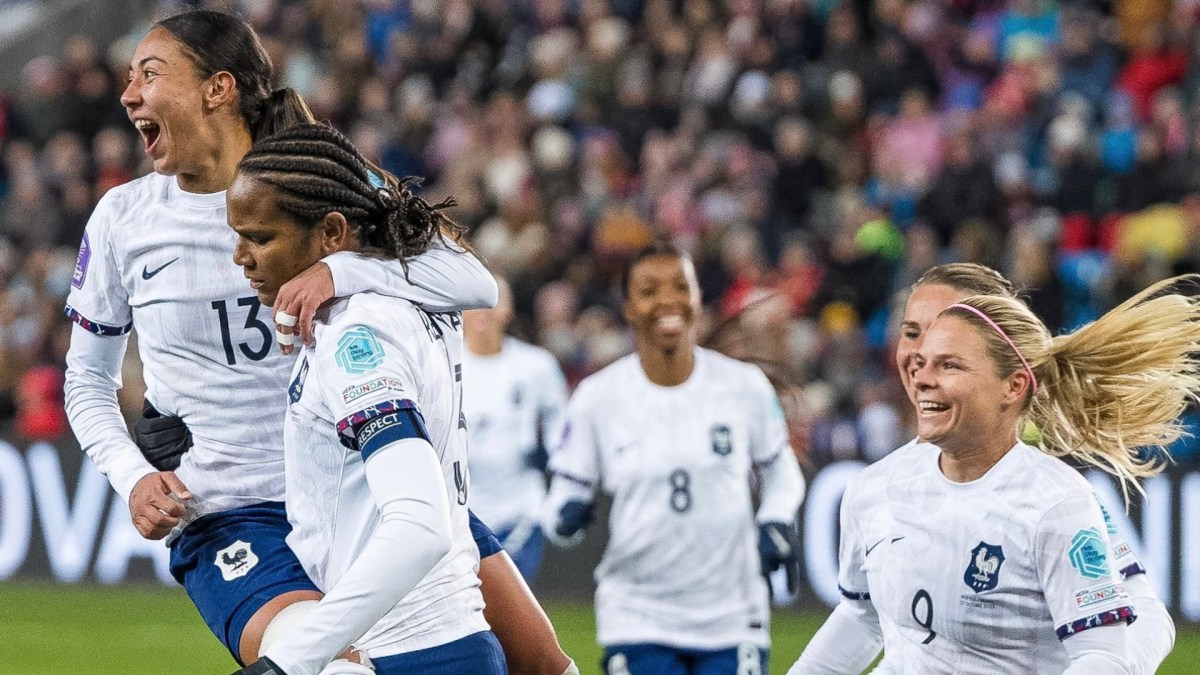 L'équipe de France de foot féminin // Source : Twitter Équipe de France Féminine L'équipe de France de foot féminin // Source : Twitter Équipe de France Féminine