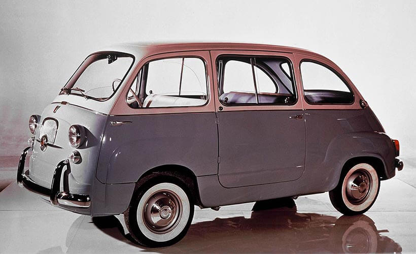 La Fiat 600 Multipla qui a inspiré l'Apple Car. La Fiat 600 Multipla qui a inspiré l'Apple Car.