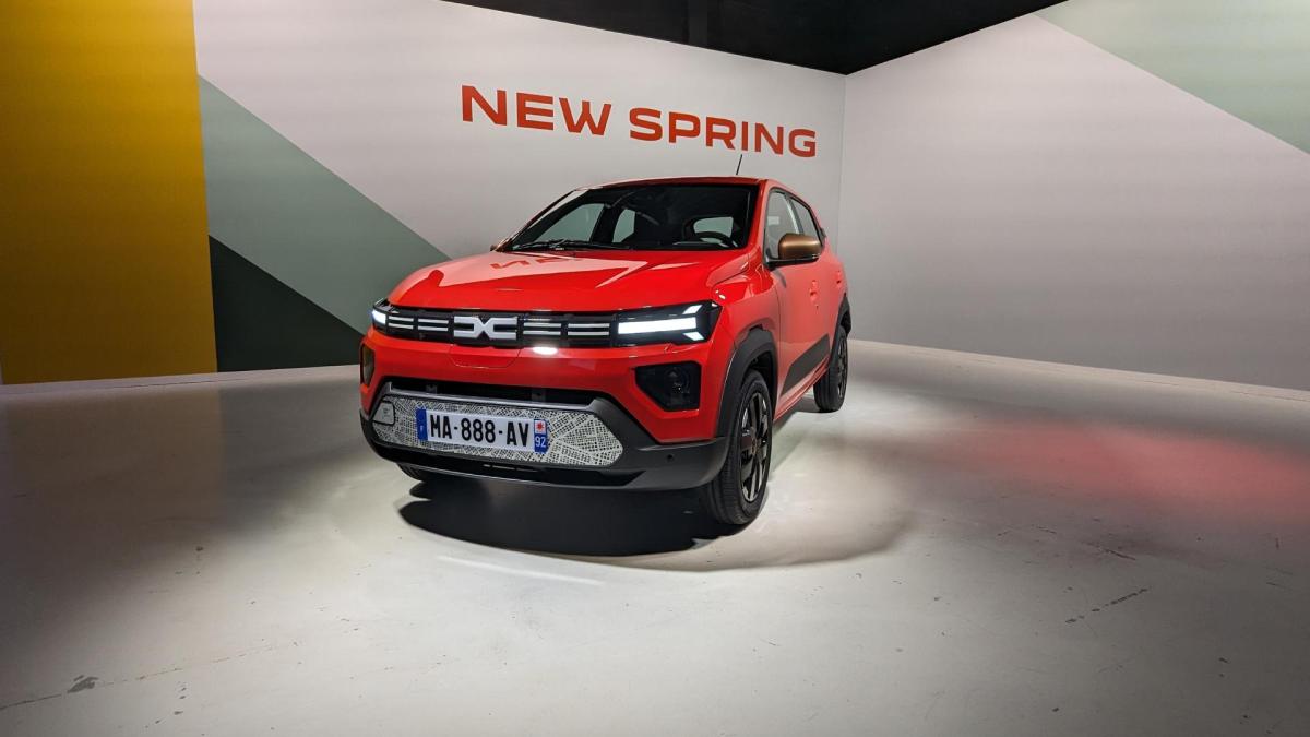 Nouvelle Dacia Spring 2024 // Source : Raphaelle Baut pour Numerama Nouvelle Dacia Spring 2024 // Source : Raphaelle Baut pour Numerama