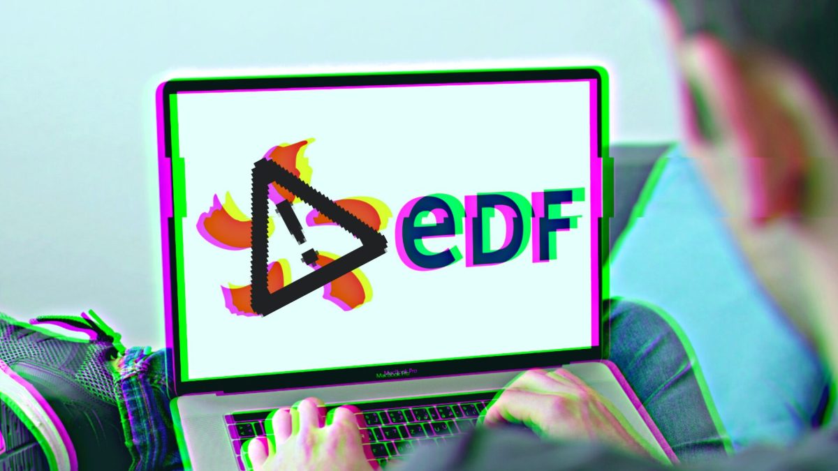 EDF confirme le piratage de comptes. // Source : Canva EDF confirme le piratage de comptes. // Source : Canva