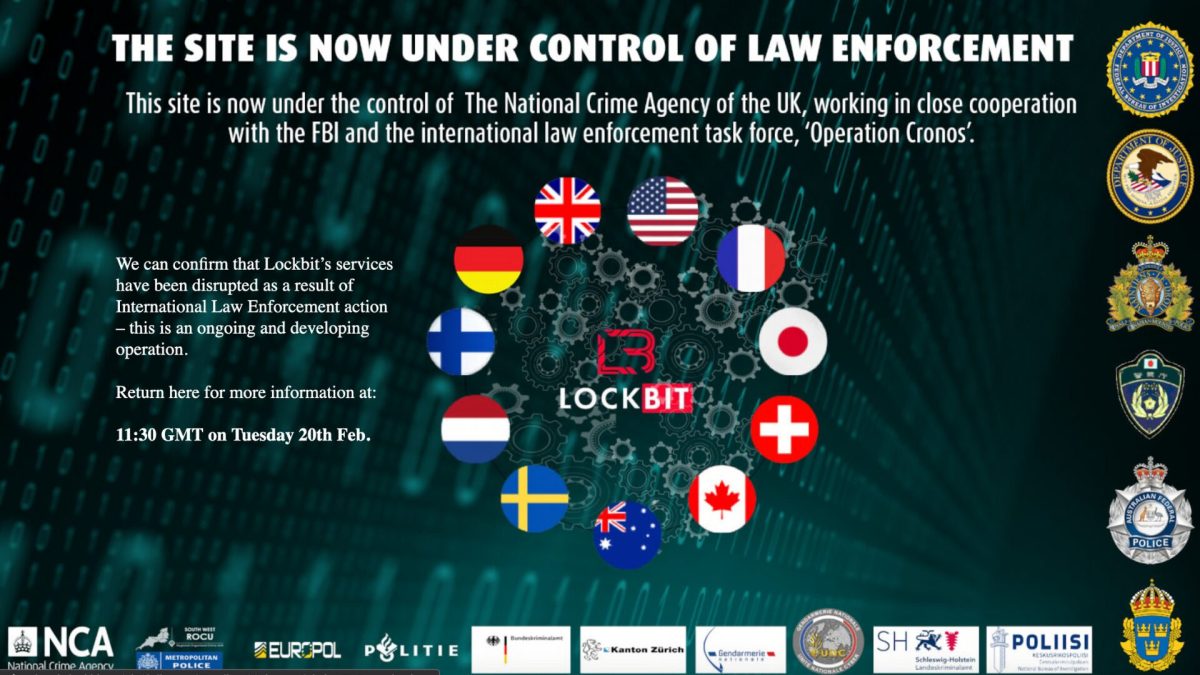 Les forces de l'ordre se sont attaquées au site de Lockbit. // Source : Numerama Les forces de l'ordre se sont attaquées au site de Lockbit. // Source : Numerama