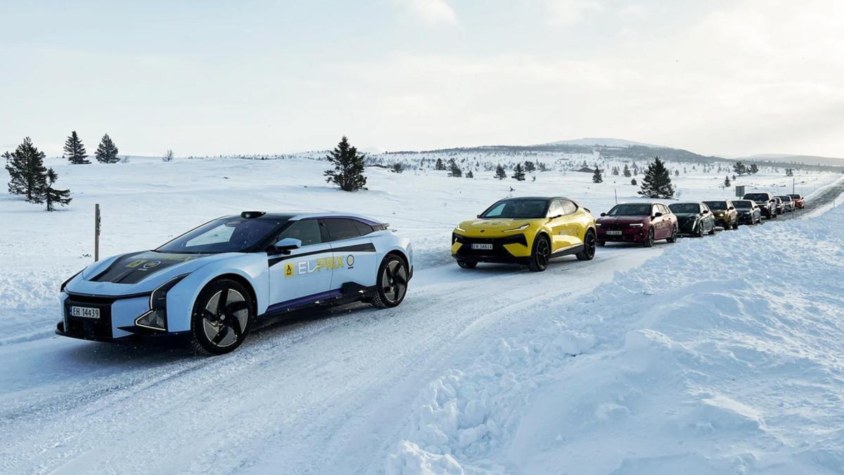 Test d'autonomie hivernale en norvège // Source : Association norvégienne des automobiles (NAF) Test d'autonomie hivernale en norvège // Source : Association norvégienne des automobiles (NAF)
