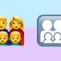Les anciens et nouveaux emoji famille. // Source : Numerama Les anciens et nouveaux emoji famille. // Source : Numerama