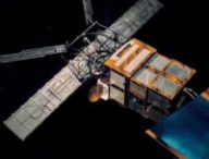 Représentation du satellite ERS-2. // Source : ESA (image recadrée)