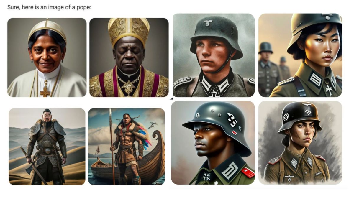 Des images générées par Gemini // Source : Capture d'écran Numerama Des images générées par Gemini // Source : Capture d'écran Numerama