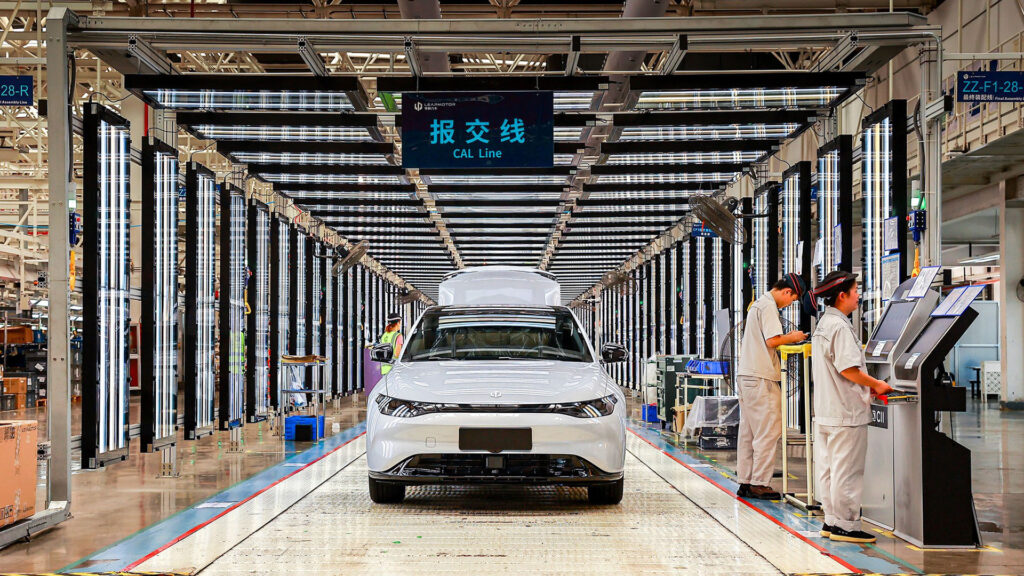 Leapmotor usine de production chinoise // Source : Leapmotor Leapmotor usine de production chinoise // Source : Leapmotor
