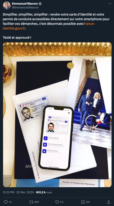 Exactement ce qu'il ne faut pas faire. // Source : Capture d'écran X @EmmanuelMacron Exactement ce qu'il ne faut pas faire. // Source : Capture d'écran X @EmmanuelMacron