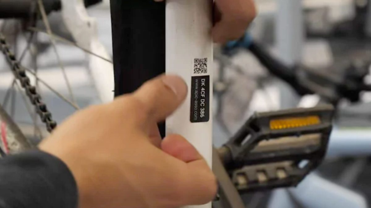 Decahtlon, opérateur officiel du marquage vélo // Source : Decathlon Media Decahtlon, opérateur officiel du marquage vélo // Source : Decathlon Media