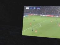 PSG-Brest sur la Lune, avec l'Apple Vision Pro. // Source : Numerama