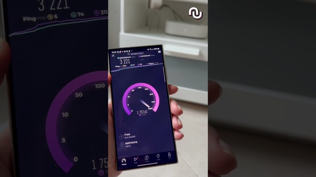 Sur les équipements compatibles, le Wi-Fi 7 en 6 GHz atteint des débits que la Switch 2 ne frôlera jamais. // Source : Numerama Sur les équipements compatibles, le Wi-Fi 7 en 6 GHz atteint des débits que la Switch 2 ne frôlera jamais. // Source : Numerama