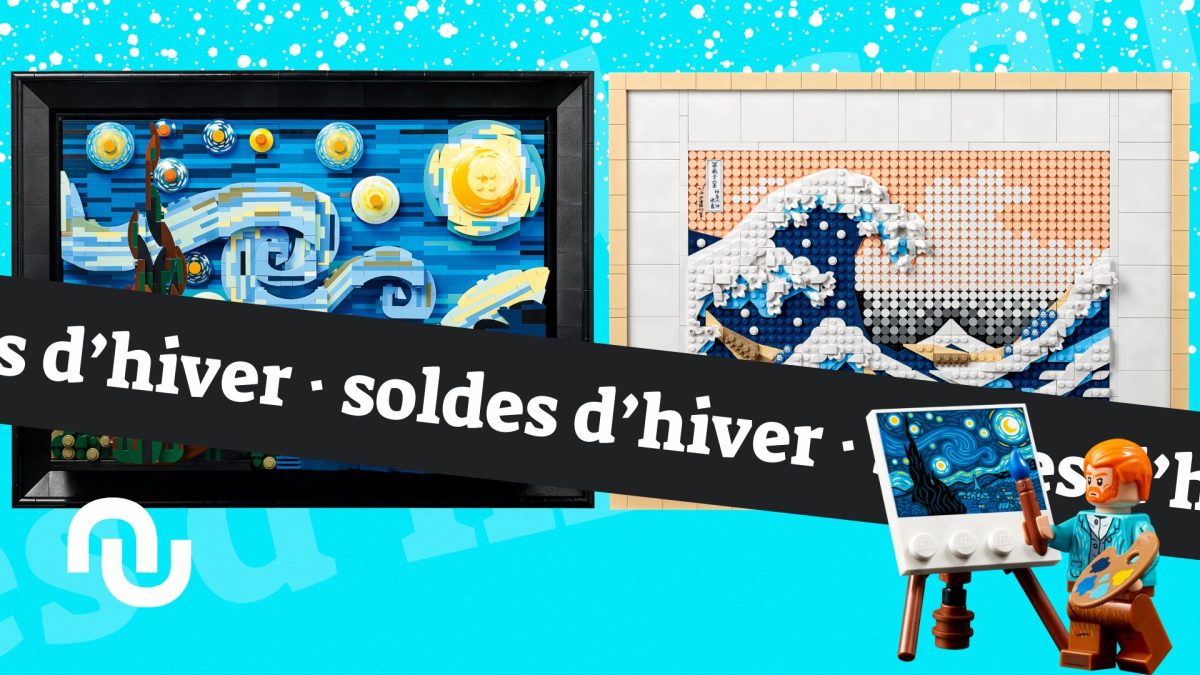 Solde Lego peinture // Source : Montage Numerama Solde Lego peinture // Source : Montage Numerama