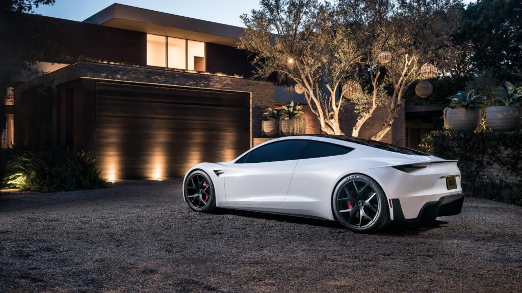 Tesla Roadster ou Tesla rocket ? // Source : Tesla Tesla Roadster ou Tesla rocket ? // Source : Tesla