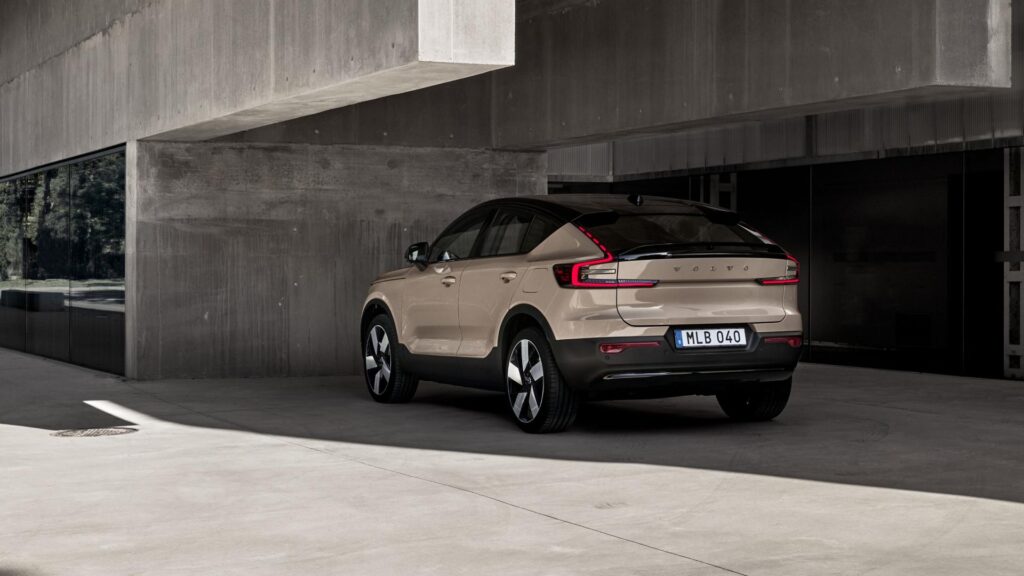 Volvo C40 devenu EC40 // Source : Volvo Volvo C40 devenu EC40 // Source : Volvo