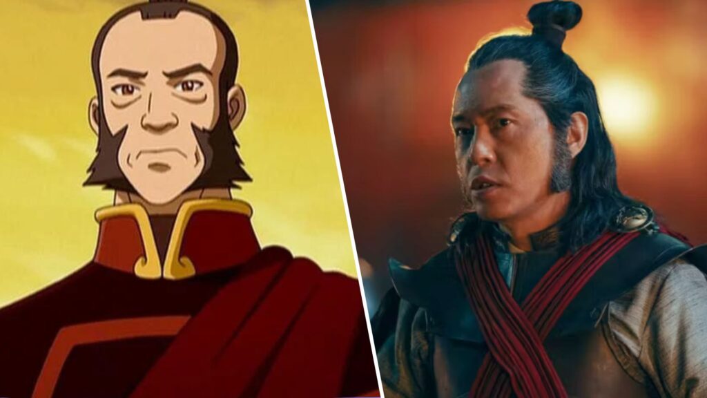 L'amiral Zhao dans l'animé / dans la série Netflix. // Source : Nickelodeon / Netflix L'amiral Zhao dans l'animé / dans la série Netflix. // Source : Nickelodeon / Netflix
