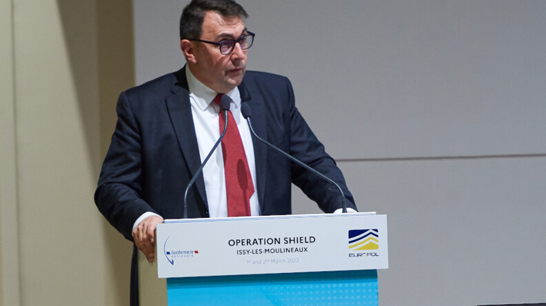 Le Général Lecouffe, directeur opérationnel d'Europol. // Source : Europol Le Général Lecouffe, directeur opérationnel d'Europol. // Source : Europol