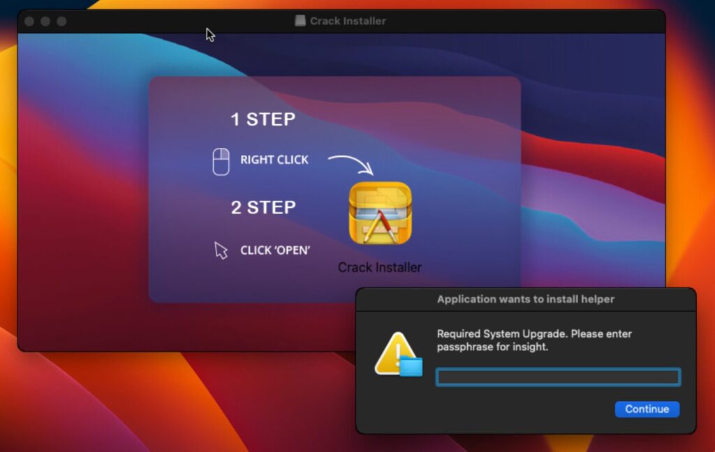 L'application demande à être dropper pour contourner des filtres de sécurité Mac. // Source : BitDefender L'application demande à être dropper pour contourner des filtres de sécurité Mac. // Source : BitDefender
