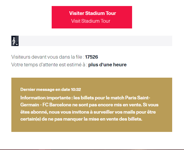 Temps d'attente dans la file.