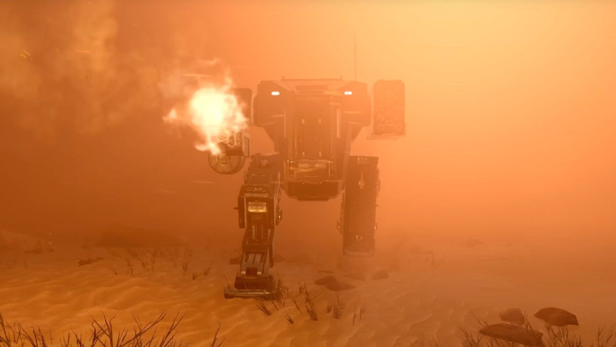 Un mécha dans Helldivers 2 // Source : Capture d'écran YouTube PlayStation Un mécha dans Helldivers 2 // Source : Capture d'écran YouTube PlayStation