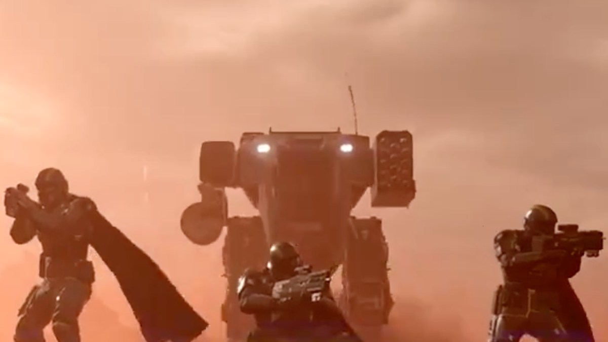 Les méchas dans Helldivers 2 // Source : Twitter Les méchas dans Helldivers 2 // Source : Twitter