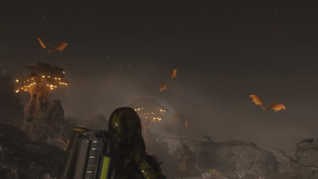 Des insectes volants dans Helldivers 2 // Source : Reddit Des insectes volants dans Helldivers 2 // Source : Reddit