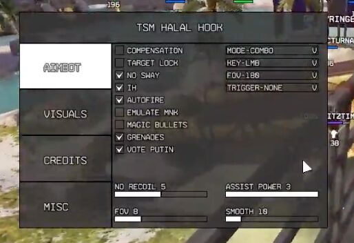 Une option « Voter Poutine » a été ajoutée. // Source : Twitch Une option « Voter Poutine » a été ajoutée. // Source : Twitch