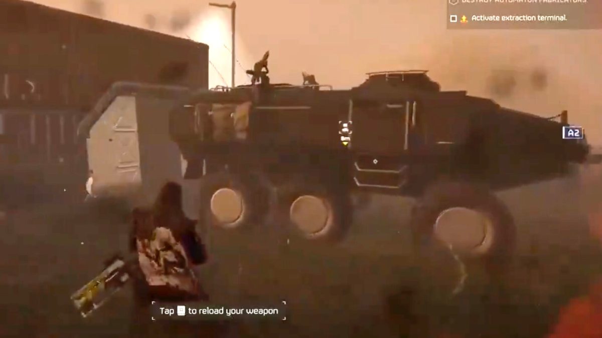 Les véhicules blindés arrivent dans Helldivers 2 // Source : Capture Twitter Les véhicules blindés arrivent dans Helldivers 2 // Source : Capture Twitter