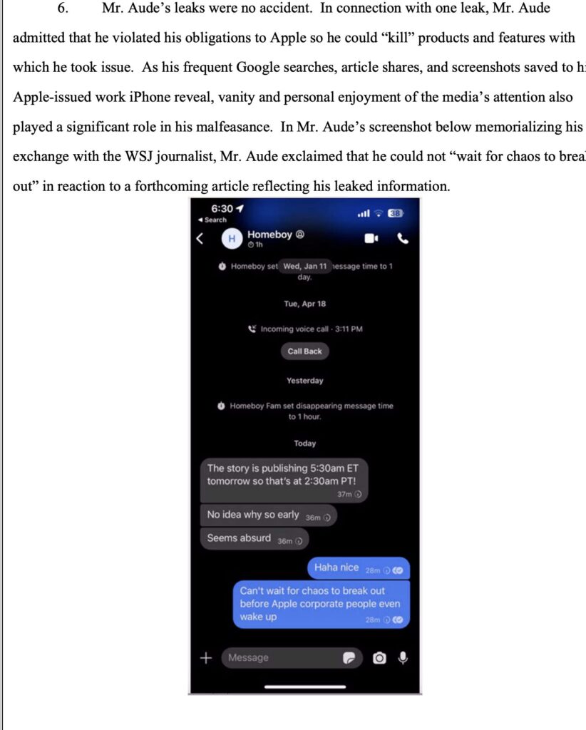 Une capture d'écran retrouvée dans le téléphone d'Andrew Aude. Une capture d'écran retrouvée dans le téléphone d'Andrew Aude.