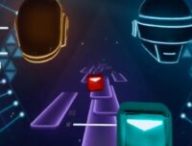 Daft Punk dans Beat Saber, sur un Meta Quest Pro. // Source : Capture Numerama