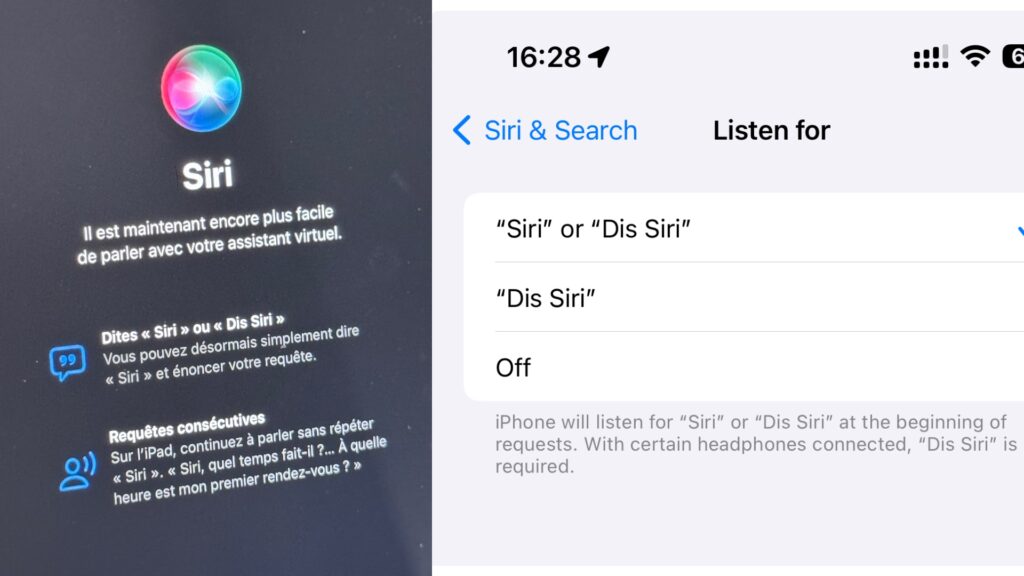 Après l'installation d'iOS 17.4, l'iPhone prévient qu'il peut désormais reconnaître le mot-clé « Siri ». Après l'installation d'iOS 17.4, l'iPhone prévient qu'il peut désormais reconnaître le mot-clé « Siri ».