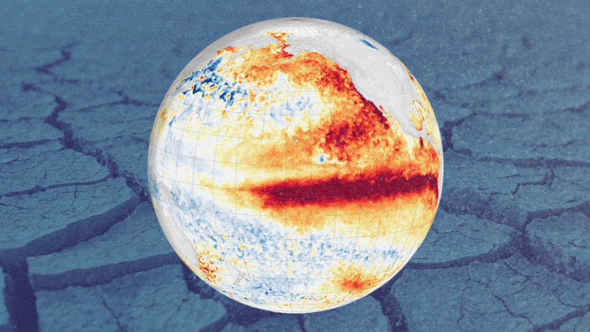 El Niño. // Source : Capture Nasa ; montage Numerama avec Canva El Niño. // Source : Capture Nasa ; montage Numerama avec Canva