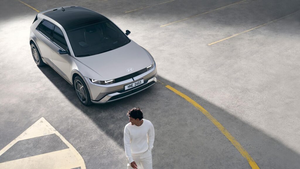 Hyundai Ioniq 5 dans la nouvelle finition N-line // Source : Hyundai Hyundai Ioniq 5 dans la nouvelle finition N-line // Source : Hyundai